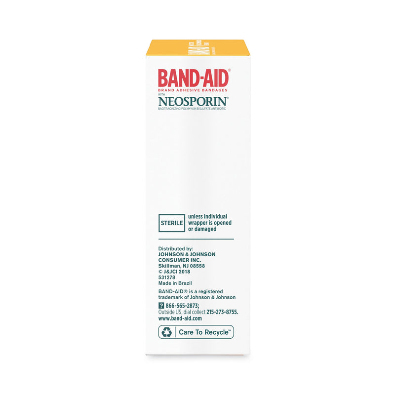 BAND-AID Antibiotic Adhesive Bandages, Assorted Sizes, 20/Box