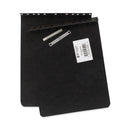 ACCO PRESSTEX Report Cover with Tyvek Reinforced Hinge, Top Bound, Two-Piece Prong Fastener, 2" Capacity, 8.5 x 11, Black/Black