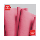 WypAll Power Clean X80 Heavy Duty Cloths, Jumbo Roll, 12.4 x 12.2, Red, 475 Wipers/Roll