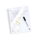 Five Star Wirebound Notebook, 1 Subject, Wide/Legal Rule, Randomly Assorted Covers, 10.5 x 8, 100 Sheets, 6/Pack