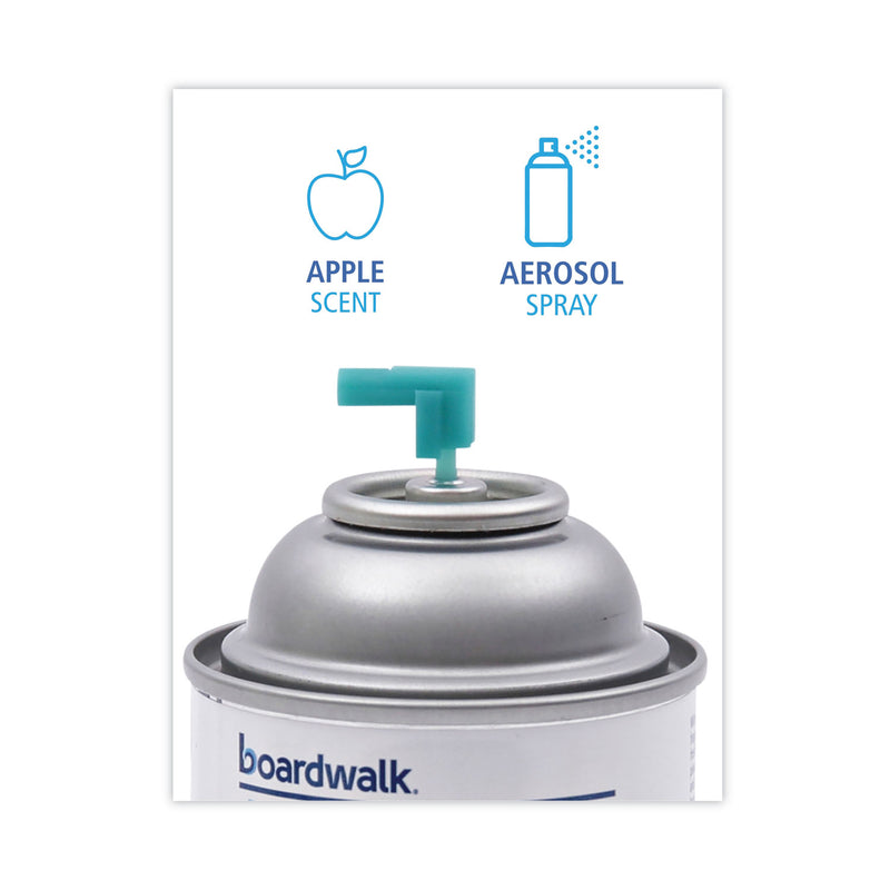 Boardwalk Metered Air Freshener Refill, Apple Harvest, 5.3 oz Aerosol Spray, 12/Carton