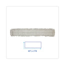 Boardwalk Disposable Dust Mop Head, Cotton, Cut-End, 60w x 5d