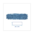 Boardwalk Dust Mop Head, Cotton/Synthetic Blend, 36 x 5, Looped-End, Blue