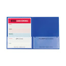 C-Line Classroom Connector Folders, 11 x 8.5, Blue, 25/Box