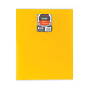 C-Line Two-Pocket Heavyweight Poly Portfolio Folder, 11 x 8.5, Yellow, 25/Box