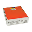 C-Line Two-Pocket Heavyweight Poly Portfolio Folder, 3-Hole Punch, 11 x 8.5, Orange, 25/Box
