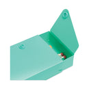 C-Line Slider Pencil Case, 11.43 x 9.5 x 0.6, Sandy Gray, Seafoam Green, Seaside Blue, Sunset Red, Sunny Yellow, 24/Carton