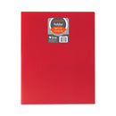 C-Line Two-Pocket Heavyweight Poly Portfolio Folder, 11 x 8.5, Red, 25/Box