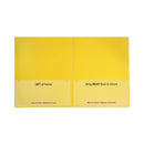 C-Line Classroom Connector Folders, 11 x 8.5, Yellow, 25/Box