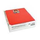 C-Line Two-Pocket Heavyweight Poly Portfolio Folder, 3-Hole Punch, 11 x 8.5, Red, 25/Box