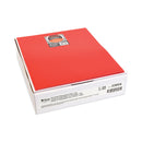 C-Line Two-Pocket Heavyweight Poly Portfolio Folder, 11 x 8.5, Red, 25/Box