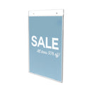 deflecto Classic Image Wall Sign Holder, 8.5 x 11, Clear Frame, 12/Pack