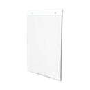 deflecto Classic Image Wall Sign Holder, 8.5 x 11, Clear Frame, 12/Pack