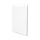 deflecto Classic Image Wall-Mount Sign Holder, Portrait, 8.5 x 11, Clear