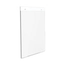 deflecto Classic Image Wall Sign Holder, 8.5 x 11, Clear Frame, 12/Pack