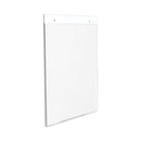 deflecto Classic Image Wall-Mount Sign Holder, Portrait, 8.5 x 11, Clear