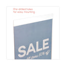 deflecto Classic Image Wall Sign Holder, 8.5 x 11, Clear Frame, 12/Pack