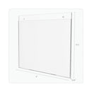 deflecto Classic Image Wall-Mount Sign Holder, Landscape, 11 x 8.5, Clear