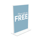 deflecto Classic Image Stand-Up Double-Sided Sign Holder, 8.5 x 11, 12/Pack