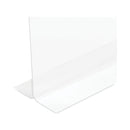 deflecto Classic Image Double-Sided Sign Holder, 8.5 x 11 Insert, Clear