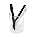 Zebra bLen Gel Pen, Retractable, Fine 0.7 mm, Black Ink, Black Barrel, Dozen