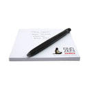 Zebra bLen Gel Pen, Retractable, Fine 0.7 mm, Black Ink, Black Barrel, Dozen