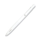 Zebra bLen Gel Pen, Retractable, Fine 0.7 mm, Black Ink, White Barrel, Dozen