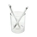 Zebra bLen Gel Pen, Retractable, Fine 0.7 mm, Black Ink, White Barrel, Dozen
