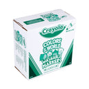 Crayola Colors of the World Washable Markers Classpack, Broad Bullet Tip, Assorted Colors, 240/Pack