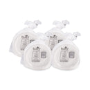 Dart Bare Eco-Forward Clay-Coated Mediumweight Paper Plate, 9" dia, White, 125/Pack, 4 Packs/Carton