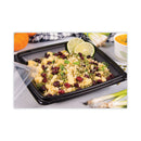 Dart PresentaBowls Pro Black Square Bowls, 24 oz, 8.5 x 8.5 x 1.8, Plastic, 63/Bag, 4 Bags/Carton