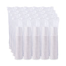 Dart Flexstyle Double Poly Paper Containers, 32 oz, White, Paper, 25/Pack, 20 Packs/Carton