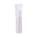 Dart Flexstyle Double Poly Paper Containers, 32 oz, White, Paper, 25/Pack, 20 Packs/Carton