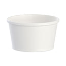 Dart Flexstyle Double Poly Paper Containers, 8 oz, White, Paper, 25/Pack, 20 Packs/Carton