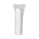 Dart Flexstyle Double Poly Paper Containers, 8 oz, White, Paper, 25/Pack, 20 Packs/Carton