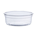 SOLO Bare Eco-Forward RPET Deli Containers, 8 oz, 4.6" Diameter x 1.8"h, Clear, Plastic, 500/Carton