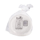 Dart Bare Eco-Forward Clay-Coated Mediumweight Paper Plate, 9" dia, White, 125/Pack, 4 Packs/Carton