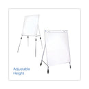 Flipside Adjustable Dry Erase Board, 27.5 x 32 Board, White Surface with Aluminum Frame