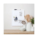 U Brands Magnetic Dry Erase Board with Plastic Frame, 14.66 x 11, White Surface and Frame