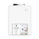 U Brands Magnetic Dry Erase Board with Plastic Frame, 14.66 x 11, White Surface and Frame
