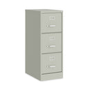 Hirsh Industries Vertical Letter File Cabinet, 3 Letter-Size File Drawers, Light Gray, 15 x 22 x 40.19