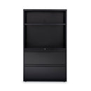 Hirsh Industries Combo File Cabinet, 5 Letter/Legal/A4-Size File Drawers, Black, 36 x 18.62 x 60