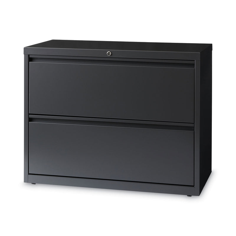 Hirsh Industries Lateral File Cabinet, 2 Letter/Legal/A4-Size File Drawers, Charcoal, 36 x 18.62 x 28