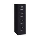 Hirsh Industries Vertical Letter File Cabinet, 4 Letter-Size File Drawers, Black, 15 x 22 x 52