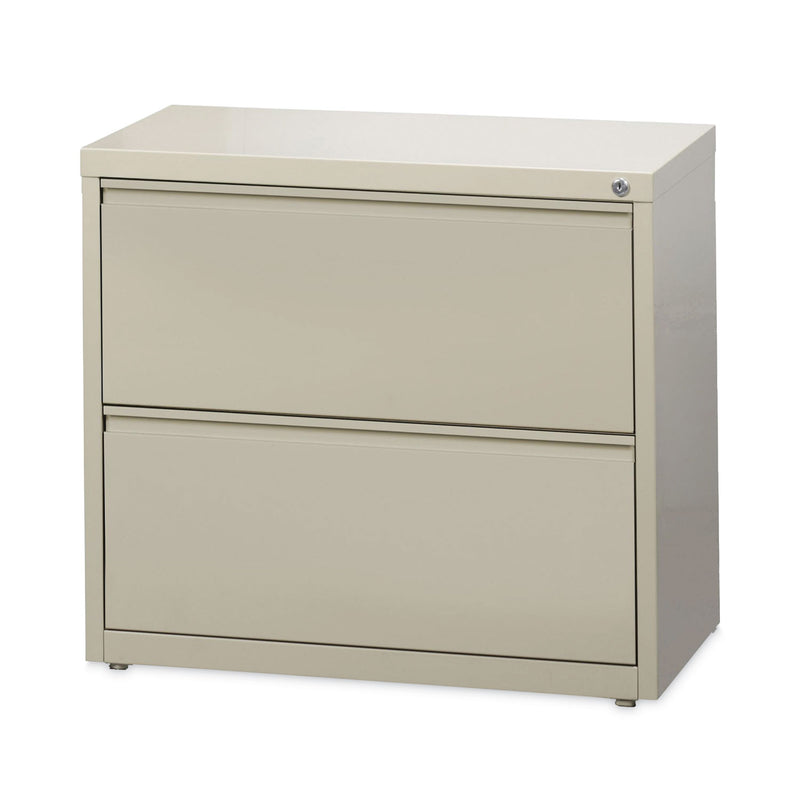 Hirsh Industries Lateral File Cabinet, 2 Letter/Legal/A4-Size File Drawers, Putty, 30 x 18.62 x 28