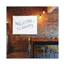 Flipside Framed Dry Erase Board, 48 x 36, White, Silver Aluminum Frame