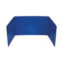 Flipside Study Carrel, 48 x 12, Assorted Colors, 24/Pack