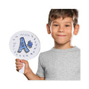 Flipside Dry Erase Paddle, 9 x 5, White, 12/Pack
