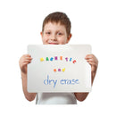 Flipside Magnetic Dry Erase Board Set, 12 x 9, White, Black Markers, 12/Pack