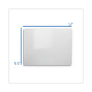 Flipside Dry Erase Board, 12 x 9.5,White, 12/Pack